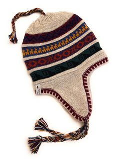 The Chullo hat is our version of the most typical hat in the Andes region of Peru. The hat of choice in the cold, high altitudes of the mountains because of its amazing protection from the wind and superior design protecting your neck and ears from the elements. Our Chullos are reversible, offering two different color choices. BOTH sides offer different colorful combinations. Almost like having two different hats! These beautiful colors were created with all-natural dyes. They won't fade as chem Colorful Combinations, Different Hats, Black Tweed, Natural Dyes, The Outdoors, Snowboarding, The Wind, Color Choices, Crochet Bikini