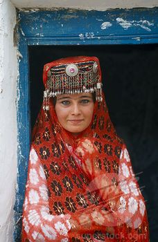 China | Tajik Girl In Traditional Costume At House On The Silk Route.  Tashkurgan, Tienshan | ©Eye Ubiquitous images Traditional Clothing Around The World, Asian Traditional Clothes, Dry Throat, Popular Costumes, Native Dress, Silk Route, Persian Culture, Background Noise