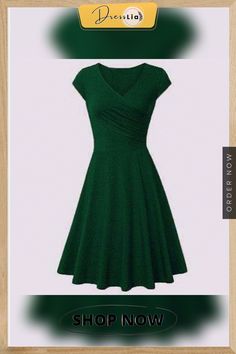 Summer Dress Women New Green 16 Colors Pleated Dresses Black Plus Size V Neck Fashion Slim Clothing Vestidos Feminina Cx800 Fitted Green V-neck Dress For Work, Green Fitted V-neck Workwear Dress, Green Fitted V-neck Dress For Work, Green Fitted Short Sleeve V-neck Dress, Summer Dress Women, Pleated Dresses, Black Plus Size, Office Dresses For Women, New Green