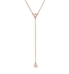 Dakota Y Lariat Necklace Luxury Dainty Lariat Necklace For Women, Luxury Diamond Lariat Necklace For Formal Occasions, Dainty Adjustable Rose Gold Lariat Necklace, Elegant Adjustable Rose Gold Lariat Necklace, Elegant Rose Gold Lariat Necklace, Elegant Rose Gold Lariat Drop Necklace, Rose Gold Lariat Necklace, All That Glitters Is Gold, Silver Choker