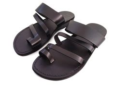 SALE ! New Leather Sandals TRIPLE Men's Shoes Thongs Flip Flops Flats Slides Slippers Biblical Bridal Wedding Colored Footwear Designer Another beautiful model from SANDALIM: TRIPLE style. Buy any 3 pairs from us and get FREE UPGRADE for Expedited Shipping ITEMS SPECIFICS All our sandals made from thick cow leather which come from Italy and varnished with a special varnish to protect the leather. Soles are made from 'press' rubber. Once you wear it, you will feel how it's comfortable and strong. Leather Sandals For Men, Green Leather Sandals, Jesus Sandals, Summer Leather Sandals, Sandals For Men, Leather Sandals Handmade, Genuine Leather Sandals, Mens Leather Sandals, Beautiful Sandals