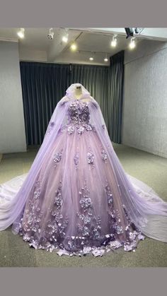 Floral cinderella dress with cape.

Size available: US2-26W and custom size.

Available in more colors

Delivery time: 15-25 days

Email: service@viniodress.com 

For wholesale price contact WhatsApp: +8615995748189 Quincenera Dresses With Cape, Purple Butterfly Ball Gown, Light Purple Quince Dress With Butterflies, Royal Purple Quinceanera Theme, Purple Quinceanera Dresses With Cape, Sweet 16 Dresses Purple, Light Purple Ball Gown, Ball Gown With Cape, Light Purple Quinceanera Dresses