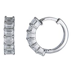 This is part of Chairish’s Fine Jewelry assortment.  Introducing the Lumeniri Diamonds Halina Huggie Hoop Diamond Earrings. A classic look that will transition from day to night.  The lab diamond hoop earring is 14mm in diameter and features an ultra-secure vault clasp for worry-free wear. The hoops are available in 14K white gold. The brand is known for its high level of attention to detail which is evident in this classic piece. Lumeniri Diamonds exists to offer real, sustainably-created high- Classic Halo Huggie Earrings For Wedding, Timeless Huggie Earrings With Prong Setting For Wedding, Timeless Wedding Huggie Earrings With Prong Setting, Timeless Diamond Cut Huggie Earrings For Wedding, Formal Small Hoop Diamond Earrings With Prong Setting, Formal Huggie Halo Jewelry, Classic Hand Set White Gold Diamond Earrings, Classic Small Hoop Diamond Earrings For Wedding, Classic Diamond Huggie Earrings With Halo