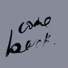 the words care back written in black ink