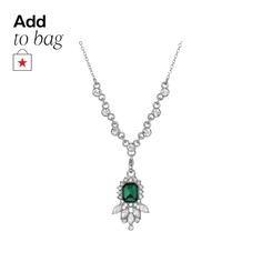 in stock Elegant Jeweled Necklace, Elegant Rhinestone Necklace, Crystal Pendant Necklace, Crystal Set, Necklace Online, Centre Pieces, Crystal Necklace Pendant, Green Necklace, Green Crystals