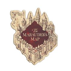 fridge magnet featuring a shaped marauder's map drawing shown on a white background. Imprimibles Harry Potter, Harry Potter Marauders Map, Harry Potter Stickers, Harry Potter Poster, Harry Potter Pin, Marauders Map, Harry Potter Drawings, Paper House, Paper Toy