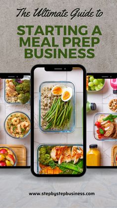 the ultimate guide to starting a meal prep business