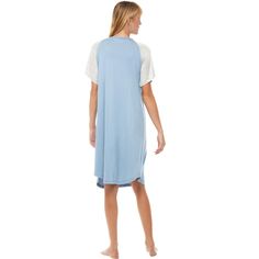 This t-shirt style, nursing gown is suitable for new mothers as a maternity hospital nightgown, postpartum sleeping gowns, breastfeeding pajama dress, labor delivery gown or casual t-shirt. Casual Short Sleeve Nightgown With Relaxed Fit, Casual Cotton Crew Neck Nightgown, Casual Cotton Nightgown With Crew Neck, Casual Maternity Nursing-friendly Sleepwear, Cotton Nursing Friendly Sleepwear, Nursing Friendly Cotton Sleepwear, Nursing-friendly Sleepwear For Spring, Comfortable Cotton Nightgown With Short Sleeves, Cotton Maternity Sleepwear Nursing Friendly