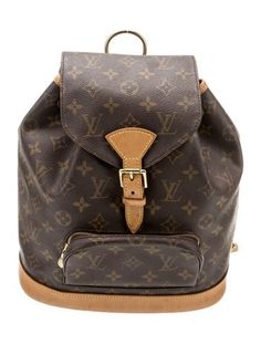 Louis Vuitton BackpackFrom the 1997 CollectionBrown Coated CanvasLV MonogramBrass HardwareLeather TrimHandle & Dual Adjustable Shoulder StrapsLeather Trim Embellishment & Single Exterior PocketCanvas Lining & Single Interior PocketBuckle Closure at Front Louis Vuitton Backpack Mm, Lv Monogram, Belt Shop, Men Earrings, Designer Gifts, Bag Handle, Chanel Shoes, Christian Louboutin Shoes, Handbag Backpack