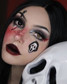 Halloweenský Makeup, Holloween Makeup, Creepy Makeup, Horror Make-up, Halloween Beauty, Halloween Makeup Pretty