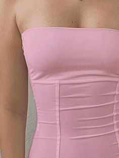 ⚡Buy 2024 Y2K Sleeveless Patchwork Camisole Top Pink S under $9.00 in Tops&Tees at AnotherChill.com Online. Style: Casual/Street/Y2K/Sweet/Sexy/Basic. Fabric Content: Polyester Blend. Fit Type: Slim fit. Neckline: Strapless. Sleeve Length: Sleeveless. : Elevate your fashion game with this trendy and versatile paneled solid color bandeau top. Perfect for any occasion, whether it's a casual hangout with friends or a night out on the town. Made from a comfortable polyester blend fabric, it offers a Hangout With Friends, Tool Tattoo, Cream Eyeliner, Street Y2k, Bandeau Tops, 2000s Outfits, Mini Dress Formal, Green Day, Bandeau Top