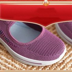 Women's Fashion Soft Sole Casual Sneakers Colour Design, Shoe Style, Casual Sneakers, Color Design, Women's Fashion, Mesh, Women Shoes, Sneakers, Purple