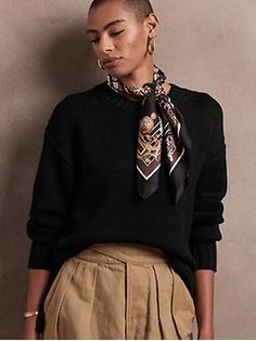 Heritage Classics | Casualwear and Clothing Essentials | Banana Republic Ladder Stitch, Clothing Essentials, Work Wardrobe, Tunic Sweater, Sweater Black, Winter Fashion Outfits, Work Fashion, Comfy Outfits, Summer Wardrobe