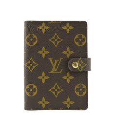 Item Details: The Louis Vuitton Ring Agenda Monogram Canvas Cover In Brown Showcases The Iconic Monogram Pattern On Durable Canvas. Its Compact Design Features A Ring Binder, Perfect For Organizing Notes And Essentials With Style. Series: Ring Agenda Style: Cover Material: Monogram Canvas Color: Brown Made: Spain Made Year: 2002 Date Code: Ca0042 Measurements: L 6" H 4" D 1" Sku: Dd19979 Accessories: No Accessories. Condition Detail: Good - The Item Shows Signs Of Use, Including Lightly Rubbed C Luxury Travel Wallets With Gold-tone Hardware, Luxury Gold Wallet For Travel, Luxury Gold Wallets For Travel, Luxury Gold Wallet For Everyday Use, Organizing Notes, Louis Vuitton Ring, Monogram Pattern, Louis Vuitton Brown, Ring Binder