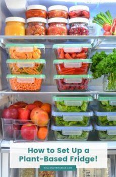 Tips to help you make your fridge a tool for healthy-eating success! Learn the 12 key items for your Eat to Live fridge and get free helpful printables! Hello Nutritarian, Desain Pantry, Vegan Meal Prep, Eat To Live, Meal Prep For The Week