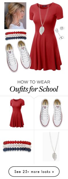 "Every Day School Outfit" by lklfamily on Polyvore featuring Doublju, Converse, Kim Rogers and Amanda Rose Collection Outfits For School, Urban Fashion Trends, Amanda Rose, Kim Rogers, Fashion 101, Cute Fall Outfits, Childrens Fashion, College Outfits, School Outfit