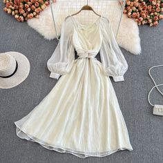 Champagne v neck long sleeve dress A line fashion dressFabric: tulleColor: champagneSize(cm): S, M, L, XL(1inch=2.54cm)S length 118cm bust 84cm waist 68cmM length 119cm bust 88cm waist 72cmL length 120cm bust 92cm waist 76cm&ltp&gtXL length 121cm bust 96cm waist 80cm&lt/p&gt&ltbr/&gt&ltp&gtPlease check the size carefully when you choose items.&lt/p&gt&ltbr/&gt&ltp&gtFor more pictures of the dress, please contact us, thank you.&lt/p&gt&ltbr/&gt White Chiffon Midi Dress With Long Sleeves, White Long Sleeve Chiffon Midi Dress, Spring V-neck Long Sleeve Dress In Solid Color, Fitted Long Sleeve Chiffon V-neck Dress, Chic V-neck Long Sleeve Wedding Dress, Spring Party Long Sleeve Chiffon Dress, Chic Long Sleeve Dress With Sheer Sleeves For Spring, Beige Long Sleeve V-neck Dress For Summer, Long Sleeve Chiffon V-neck Dress For Parties