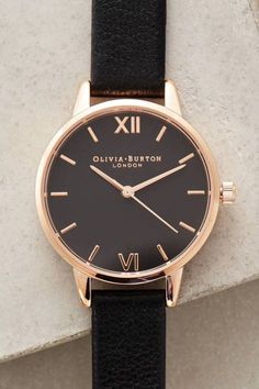 Timeless Watch by Olivia Burton Mother Of Pearl Watch, Timeless Watch, Black And Gold Watch, Timeless Watches, Citizen Watch, Women's Watch, Watch Collection