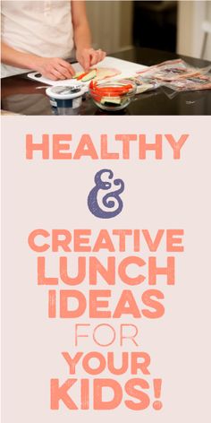 Healthy & Creative Lunch Ideas For Your Kids Creative Lunch Ideas, Kid Food, School Snacks, School Lunches, Toddler Meals