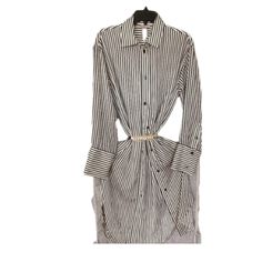 H&M Shirt Dress Pin-Stripe Shirt Dress Button Down Long Sleeves Size Small (Fits Like A Large) Black & Cream 100% Polyester Never Worn New, No Tags *Accessory Not Included* Fall Striped Shirt Dress For Workwear, Chic Long Sleeve Vertical Stripe Shirt Dress, Striped Shirt Dress For Fall Workwear, Chic Long Sleeve Shirt Dress With Vertical Stripes, Striped Shirt Dress For Workwear In Fall, Chic Striped Button-up Shirt Dress, Chic Striped Long Sleeve Shirt Dress, Chic Striped Long-sleeve Shirt Dress, Elegant Striped Shirt Dress For Day Out