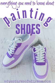 How To Paint Shoes, Painting Leather Shoes, Shoes Template, Paint Shoes, Shoe Template, Painting Shoes, Custom Sneakers Diy, Shoe Makeover