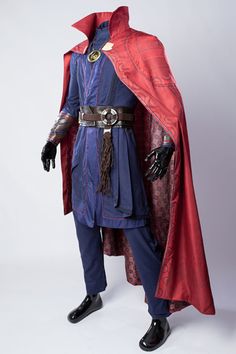 Click HERE to get this costume in 5-7 business days!
Includes: cape, coat, pants, necklace (lightless), wristbands, girdle, undershirt, boots (optional)
Material: flax fabric, Pleather, mercerized cotton, thickiy ronior and so on
Size: Male XXS-XXXL, custom size Cape Costumes For Cosplay And Fantasy Events, Cosplay Cape Costume For Fantasy Events, Fantasy Cape Costume For Cosplay Events, Stephen Strange, Multiverse Of Madness, Short Torso, Cape Coat, Tights Outfit, Metal Accessories