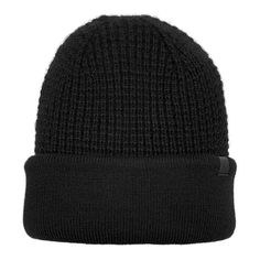 Stylish cozy comfort is effortless with this boys' Igloos waffle-knit beanie hat. Stylish cozy comfort is effortless with this boys' Igloos waffle-knit beanie hat. One size fits most Mohair-like yarn Machine wash Imported Color: Black. Gender: male. Age Group: kids. Black Soft Knit Beanie For Outdoor, Black Ribbed Hats For Cold Weather, Black Beanie With Ribbed Cuffs For Cold Weather, Comfortable Black Hat For Outdoor, Black Ribbed Beanie For Cold Weather, Cozy Black Beanie Cap, Black Sporty Beanie Hat, Comfortable Adjustable Black Hats, Sporty Black Beanie Hat