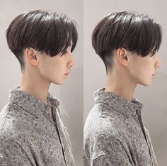 Hair Tips For Men, Two Block Haircut, Mens Haircuts Short Hair, Undercut Long Hair, Tomboy Hairstyles, Short Hair Tomboy, Asian Haircut, Korean Short Hair