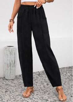 Color:Black;Size:S;Size:M;Size:L;Size:XL;Size:XXL;Package Contents:1 X Pants; Womens Dress Suits, Blouse Material, African History, Straight Trousers, Shorts Jeans, Crop Top Blouse, Cropped Trousers, Knitwear Cardigan, Casual Blouse