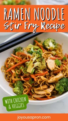 This delicious Ramen Noodle Stir Fry with Chicken & Veggies brings bold flavors and a satisfying meal to your table. This recipe features ramen noodles tossed with chicken, snow peas, carrots, and a tasty stir fry sauce, making it a delightful option for lunch or dinner. Whether you're cooking for yourself or the whole family, this stir fry dish is sure to please. Follow the step-by-step instructions to create this delicious ramen noodle stir fry.