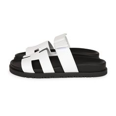 This pair of Chypre Techno sandals are in white and feature the iconic H and a velcro crossover strap. Origin: ItalyCondition: New and never wornAccompanied by: Hermes box, dustbags, ribbonSize: 35.5 EU Hermes Box, Sandals White, Madison Avenue, Alligator, Crossover, Luxury Bags, Bags Women, Fashion Bags, Fendi