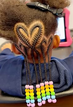 Braided Beads Hairstyles, Bead Hairstyles, Infant Hairstyles, Girls Cornrow Hairstyles, Groovy Crochet, Black Toddler Girl, Joy Hair, Girls Braided Hairstyles