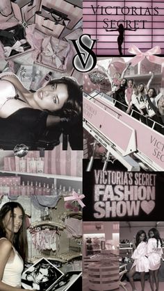 collage of victoria's secret fashion show photos