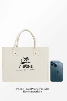 Need the perfect beach accessory? The Cupshe Branded Tote Bag is just what you need. Featuring the Cupshe name, logo, and motto "Live life on the beach," this tote is both stylish and practical! Product code: CAC12C4E003GG Features:  Material: 100%POLYURETHANE. Trendy Canvas Shoulder Bag For Beach Season, Trendy Canvas Bag For Beach Season, Vacation Canvas Bag With Large Capacity For Daily Use, Large Capacity Canvas Bag For Daily Use And Vacation, Double Handle Canvas Bag For Beach Season, Canvas Double Handle Bag For Beach Season, Canvas Double Handle Bag For Daily Beach Use, Beach Canvas Bag With Double Handle, Large Capacity Rectangular Canvas Bag For Beach Season