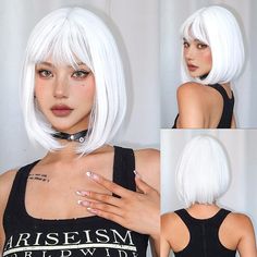 Category:Synthetic Wig; Gender:Women's,Women; Wig Type:Natural Wigs; Note:The hair length in the picture is 12 inch.; Occasion:Daily Wear,Party / Evening,Party,Daily; Age Group:Adults; Characters:Uniforms,Career Costumes,Princess,Elf; Color Shade:White; Hair Material:Synthetic Hair; Cap Construction:Machine Made; Texture:kinky Straight,Straight; Length:12 inch; Features:Party,Cosplay,New Arrival,Fashion,Exquisite; Heat Resistant:Yes; Listing Date:06/24/2024; Cap Circumference:; Front to Back:; Nape of Neck:; Side to Side Across Forehead:; Side to Side Over Top:; Temple to Temple Across Back:; Hairstyle:Layered Haircut,Middle Part; Can Be Permed:No Straight Middle Part, Career Costumes, Womens Cosplay, Natural Wigs, Layered Haircut, Fashion White, Wigs Online, Middle Part, Short Wigs