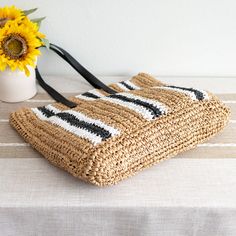 Everyday Rectangular Braided Straw Bag, Everyday Rectangular Braided Beach Bag, Everyday Braided Rectangular Straw Bag, Everyday Braided Tote Beach Bag, Braided Tote Beach Bag, Eco-friendly Braided Beach Bag, Everyday Braided Straw Tote Bag, Everyday Braided Basket Beach Bag, Woven Tote Bag