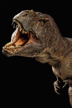 an image of a dinosaur with its mouth open