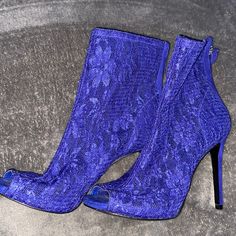 Royal Blue Guess Heels Never Worn Size 8 Blue Ankle-high Heels For Party, Ankle-high Blue Heels For Party, Blue Ankle-high Heels With 4-inch Heel, Blue Heels With 4-inch Heel For Night Out, Blue Ankle-high Heels For Formal Occasions, Blue Ankle-high Formal Heels, Red And Black Snake, Gold Strappy Heels, Guess Heels