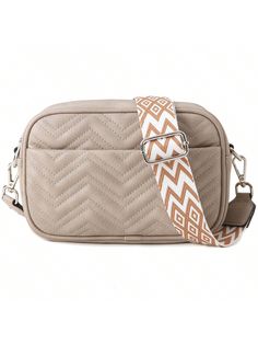 women's crossbody bag is made of durable PU leather, while keeping it lightweight, the fabric is also water resistant and easy to clean.This crossbody purse with GOLD-TONE hardware always looks young and fashionable.
crossbody purse is the perfect size for most women, with dimensions of 10.03" (L) x 3.14" (W) x 7.87"(H) and an adjustable shoulder strap length of 31.49"-49.6". It can be worn as a single shoulder or cross-body bag, making it very convenient and hands-free.
This triple zip small Beige Satchel Camera Bag With Adjustable Strap, Beige Camera Bag With Adjustable Strap For Travel, Faux Leather Phone Bag With Adjustable Strap For Travel, Beige Travel Camera Bag With Adjustable Strap, Beige Satchel Belt Bag With Adjustable Strap, Faux Leather Crossbody Bag With Cell Phone Pocket, Beige Phone Bag With Adjustable Strap For Travel, Faux Leather Crossbody Shoulder Bag For Travel, Beige Crossbody Camera Bag For Travel