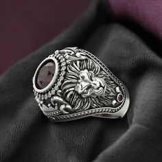 Embrace the majesty and elegance of royalty with our Royal Pride Ring, meticulously crafted from high-quality 925 Sterling Silver. This stunning ring features an intricately detailed crown design, symbolizing strength, nobility, and pride. Perfect for both men and women, this ring adds a touch of regal sophistication to any outfit, making it ideal for everyday wear or special occasions. Handmade with exceptional craftsmanship, the ring showcases detailed patterns and a polished finish that ensur Luxury Silver Signet Ring For Formal Occasions, Luxury Silver Rings With Classic Design, Luxury Signet Ring With Classic Design, Luxury Classic Design Signet Ring, Luxury Sterling Silver Signet Ring, Luxury Formal Signet Ring With Intricate Design, Luxury Silver Signet Ring With Gemstone, Luxury Silver Rings With Stone Setting, Luxury Silver Signet Ring