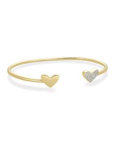 A sparkling iteration of the world's most iconic symbol, the Ari Heart 18k Gold Vermeil Cuff Bracelet in White Diamond brings a timeless and elevated touch to your wrist. Plating Techniques, Engraved Items, Quality Diamonds, Silver Diamonds, Kendra Scott, White Diamond, Gold Vermeil, Cuff Bracelet, Arrow Necklace