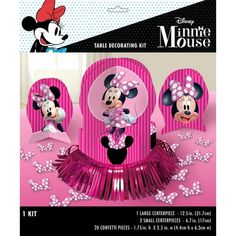 the minnie mouse table decor kit