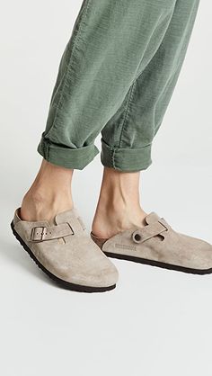 Birkenstock Boston SFB Clogs | SHOPBOP Birkenstock Outfit Winter, Birkenstock Outfit Fall, Birkenstock Clogs Outfit, Birkenstock Boston Soft Footbed, Boston Soft Footbed, Birkenstock Clog, Clogs Outfit