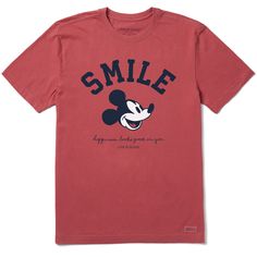 Instant classics don't just happen. We've spent over 20 years perfecting our original Crusher Tee, and its laid-back style has the staying power to prove it. Washed for everyday softness, this classic fit customer favorite barely skims the body for a look that's as easygoing as you are. Solid Colors: 100% USA Grown Cotton Heather Colors: 80% USA Grown Cotton/20% Polyester 5.9 oz. Garment washed for softness Cotton/Spandex rib at the neck and self-fabric taping from shoulder to shoulder Do what y Casual Soft-washed Red T-shirt, Casual Heather Maroon Crew Neck Top, Casual Heather Maroon Cotton Top, Casual University Red Cotton T-shirt, Red Soft-washed Graphic Tee, Steamboat Willie, Positive Lifestyle, Steam Boats, Fabric Tape