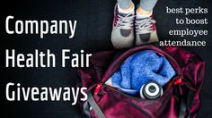 Health Fair Table Ideas, Goodie Bag Items, Giveaways Ideas, Fair Theme, Chair Massage