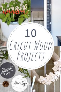 the top 10 cricut wood projects