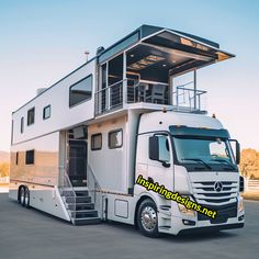 a truck with a house on the back