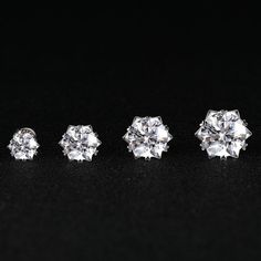 Introducing Zomier Earrings - Moissanite Diamond Stud, the perfect anniversary gift for your loved one. These stunning earrings feature a brilliant Moissanite gemstone in various sizes and vibrant colors, including 0.5CT VVSI1 5.0mm, 1.0CT VVSI1 6.5mm, 2.0CT VVSI1 8.0mm, and 3.0CT VVSI1 9.0mm. Crafted with precision and elegance, these earrings offer exceptional brilliance and clarity, resembling genuine diamonds. The unique selling point of these earrings is their affordability without compromi Anniversary Diamond Crystal Earrings, Anniversary Diamond Crystal Round Earrings, Round Diamond Crystal Earrings For Anniversary, Diamond Crystal Earrings For Anniversary, Dazzling Brilliant Cut Crystal Earrings For Anniversary, Anniversary Diamond Crystal Earrings Round Cut, Diamond White Crystal Round Earrings, Anniversary Crystal Earrings With Brilliant Cut, Anniversary Brilliant Cut Crystal Earrings