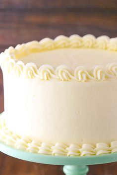 a close up of a cake on a plate