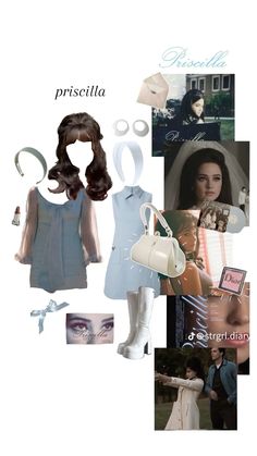 the collage shows different types of clothing and accessories